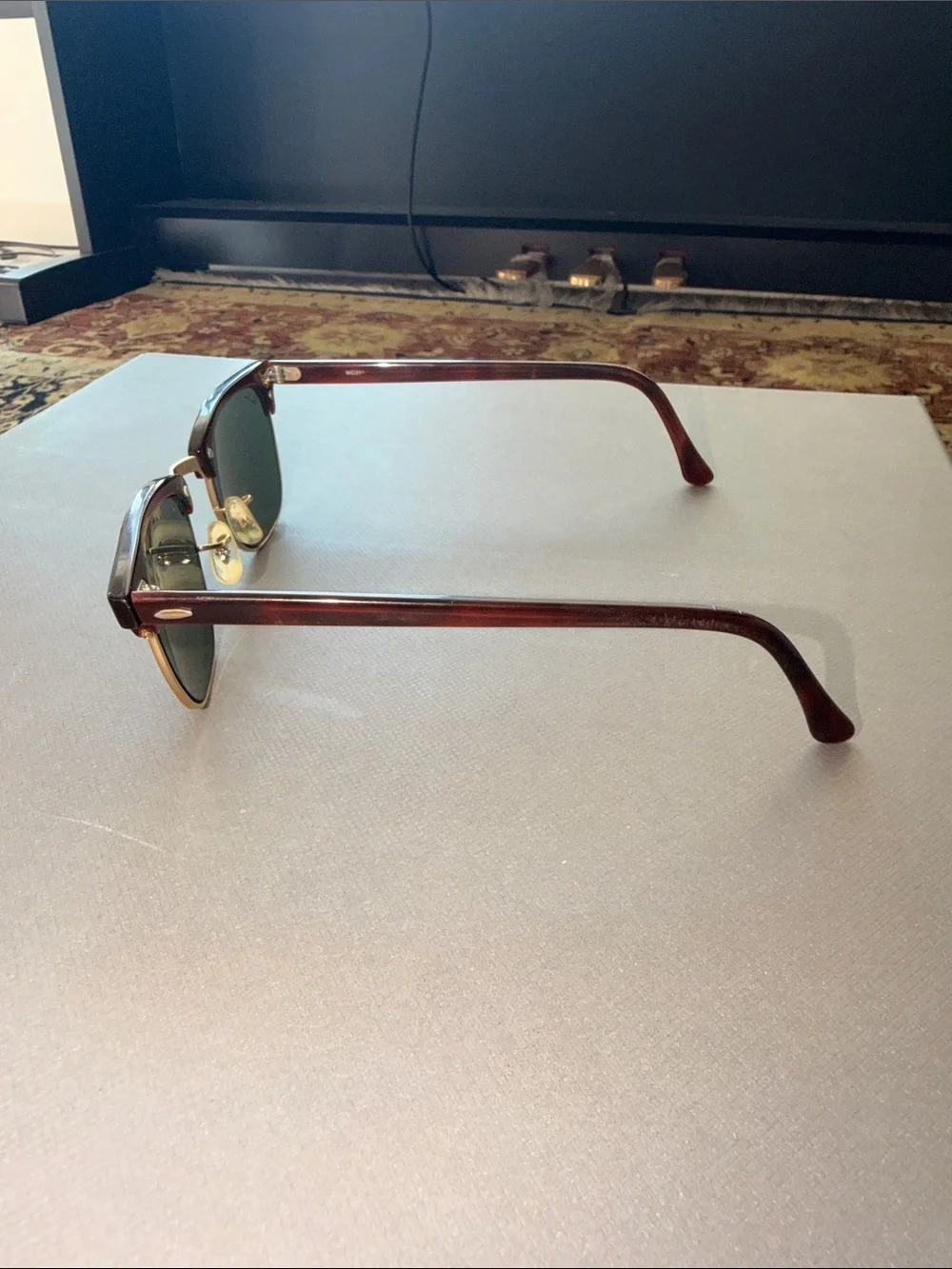 Ray-Ban Clubmaster Sunglasses- Tortoise & Gold